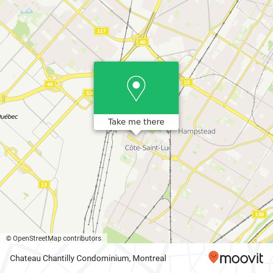 Chateau Chantilly Condominium map