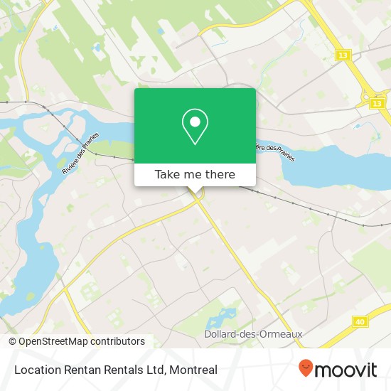 Location Rentan Rentals Ltd map