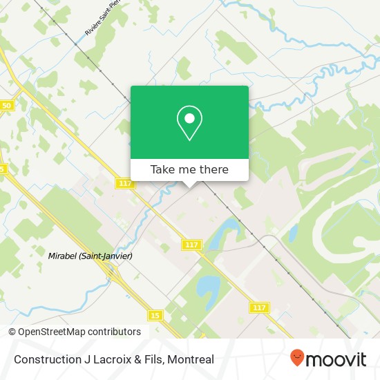 Construction J Lacroix & Fils map