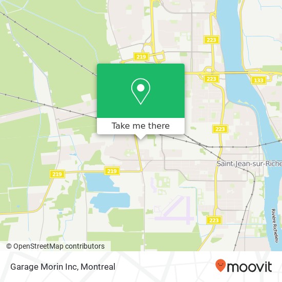 Garage Morin Inc map