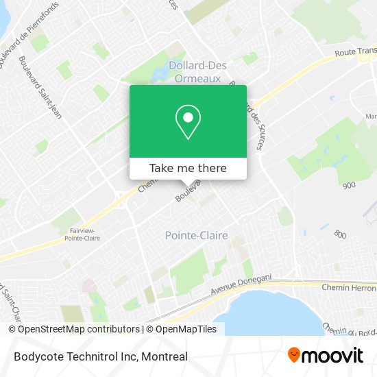 Bodycote Technitrol Inc map