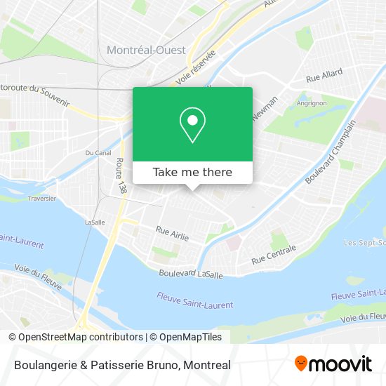 Boulangerie & Patisserie Bruno map