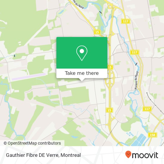 Gauthier Fibre DE Verre map