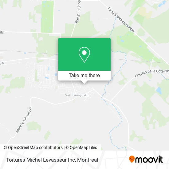 Toitures Michel Levasseur Inc map