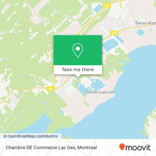 Chambre DE Commerce Lac Des map