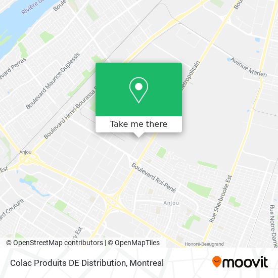 Colac Produits DE Distribution map