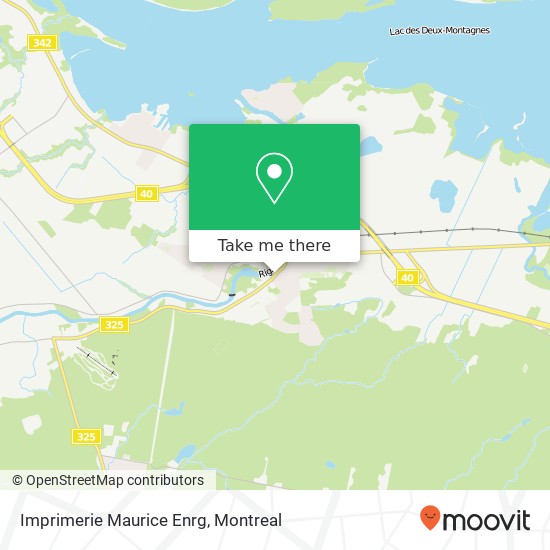 Imprimerie Maurice Enrg map