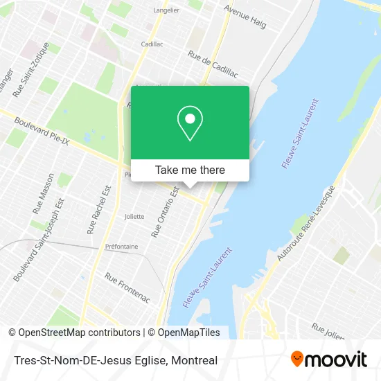 Tres-St-Nom-DE-Jesus Eglise map