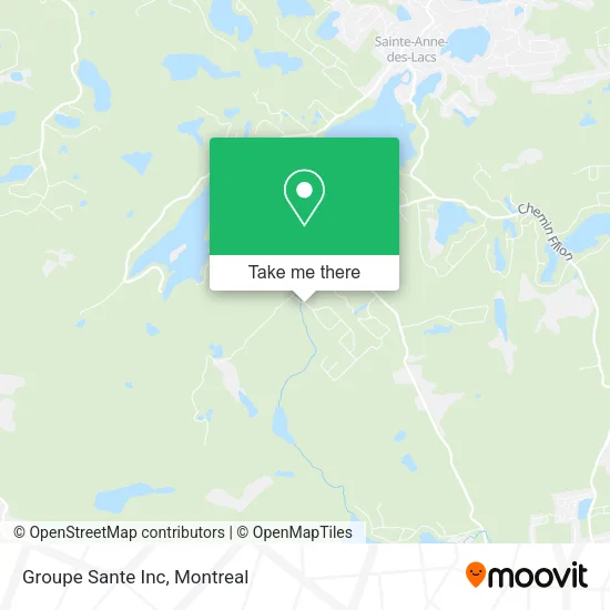 Groupe Sante Inc map