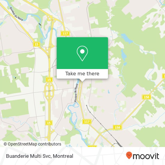 Buanderie Multi Svc map