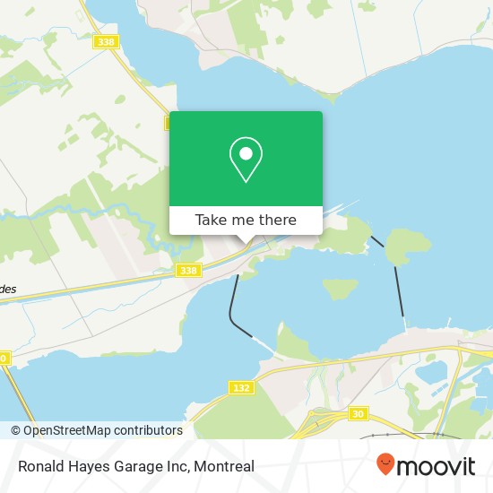 Ronald Hayes Garage Inc map