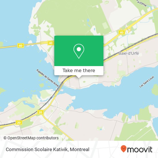 Commission Scolaire Kativik map