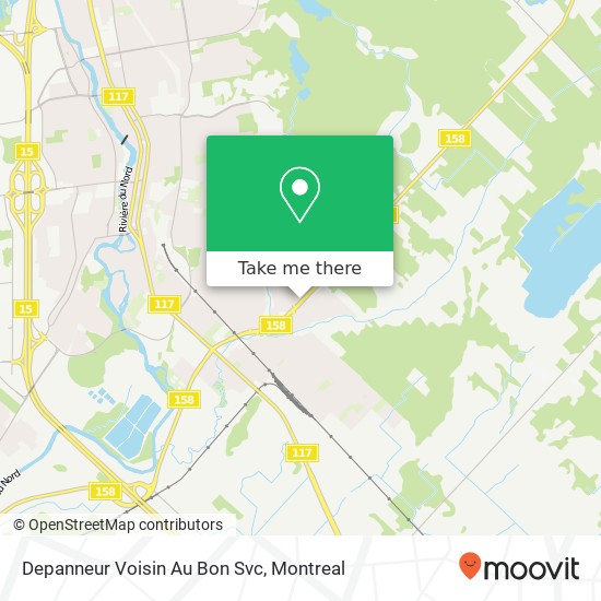 Depanneur Voisin Au Bon Svc map