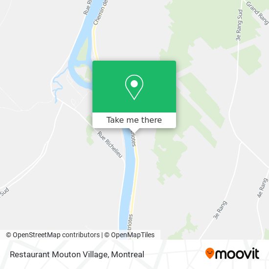 Restaurant Mouton Village map