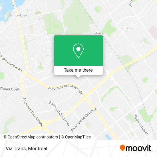 Via Trans map