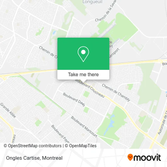 Ongles Cartise map