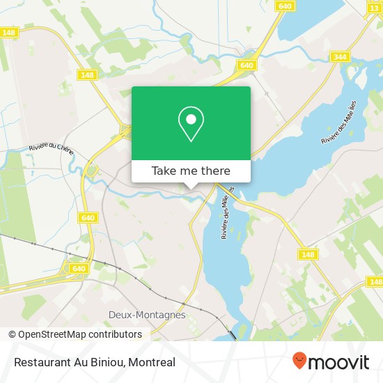 Restaurant Au Biniou map