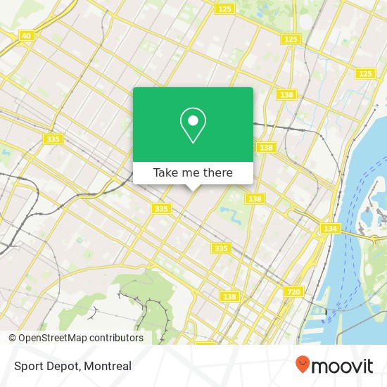 Sport Depot map