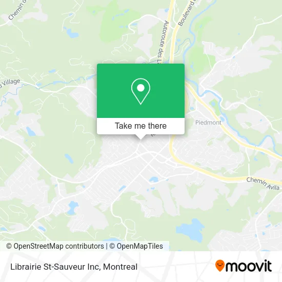 Librairie St-Sauveur Inc map