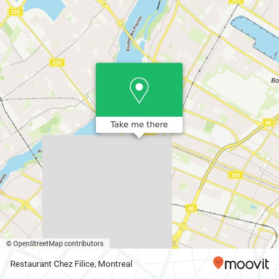 Restaurant Chez Filice map