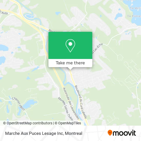 Marche Aux Puces Lesage Inc map