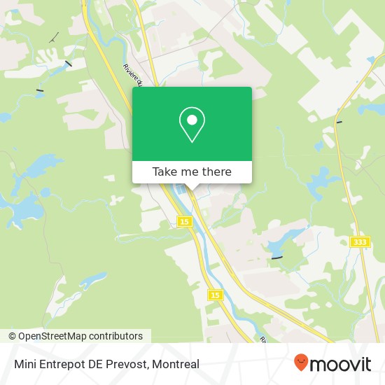 Mini Entrepot DE Prevost map