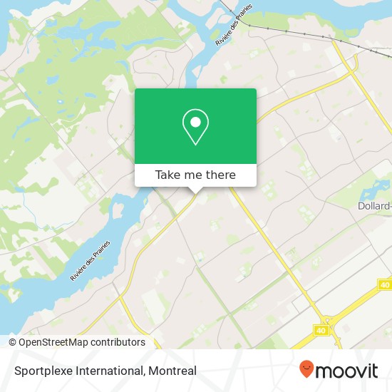 Sportplexe International map