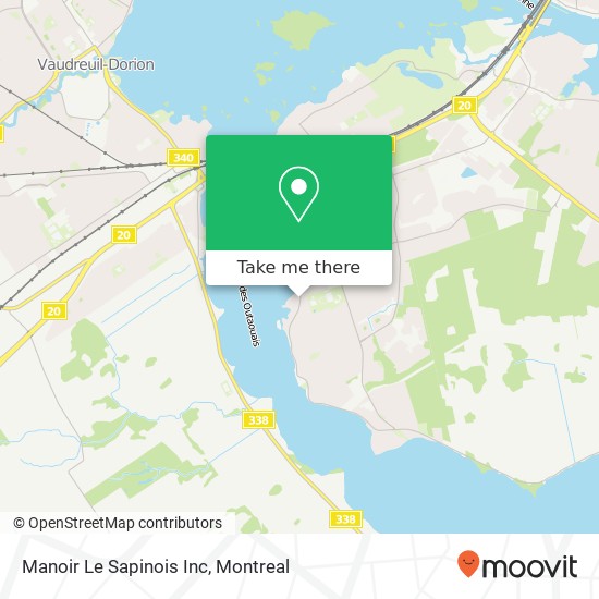 Manoir Le Sapinois Inc map