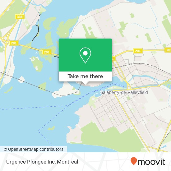 Urgence Plongee Inc map