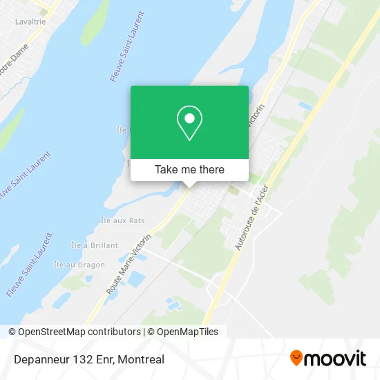 Depanneur 132 Enr map