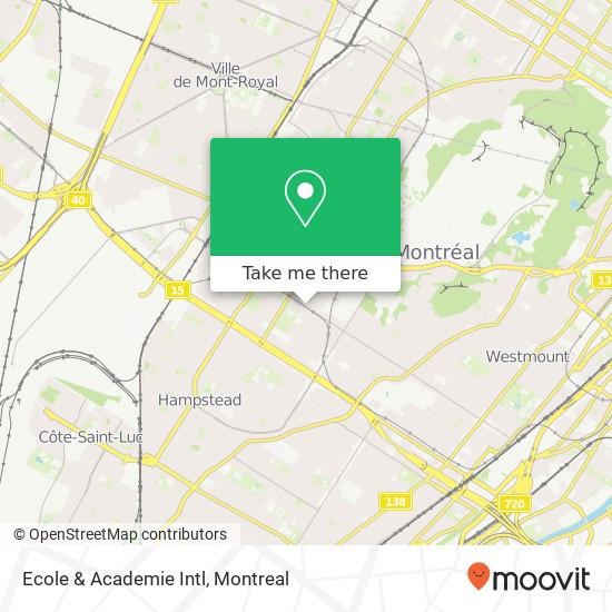 Ecole & Academie Intl map