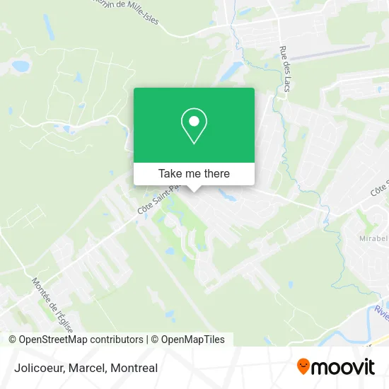 Jolicoeur, Marcel map