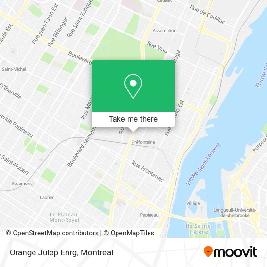 Orange Julep Enrg map