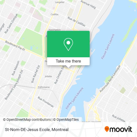 St-Nom-DE-Jesus Ecole map
