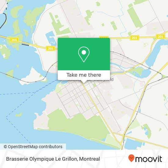 Brasserie Olympique Le Grillon map