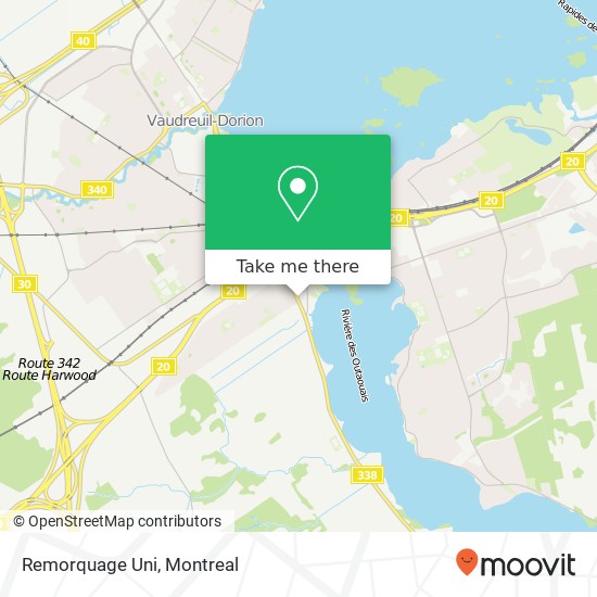 Remorquage Uni map