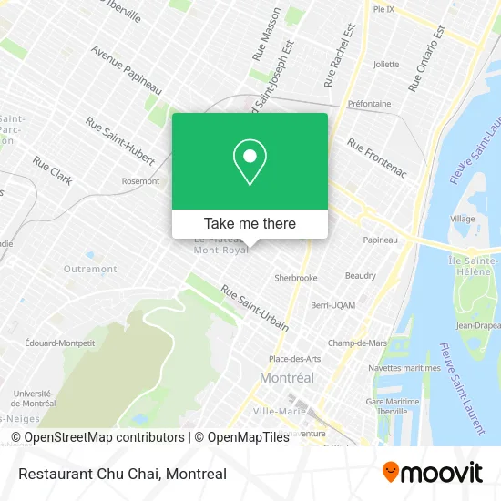 Restaurant Chu Chai map