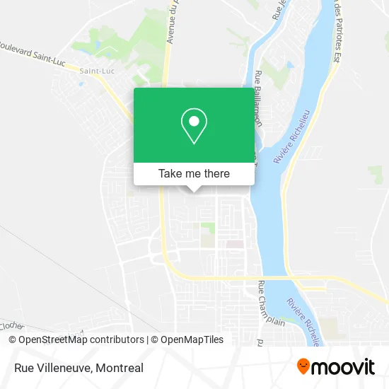 Rue Villeneuve map
