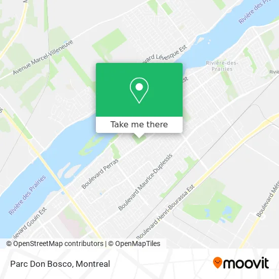 Parc Don Bosco map