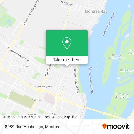 8989 Rue Hochelaga map