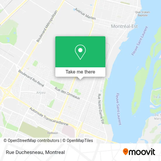 Rue Duchesneau map