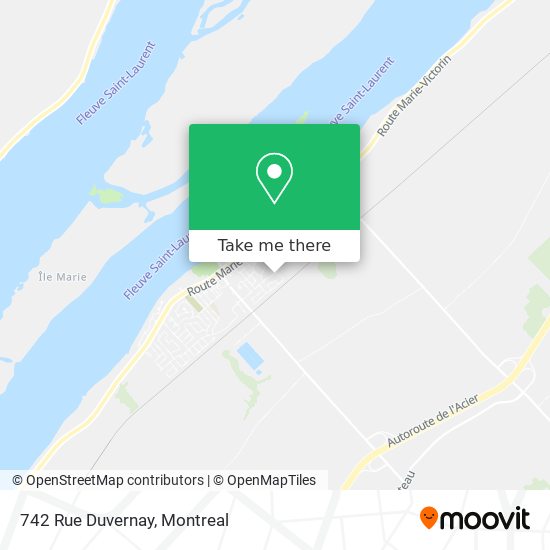 742 Rue Duvernay map