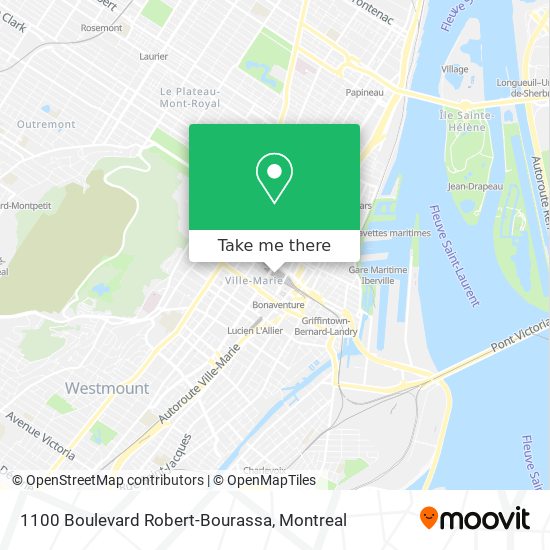 1100 Boulevard Robert-Bourassa map
