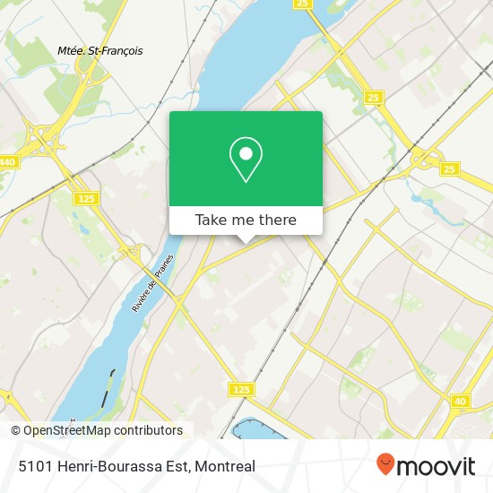 5101 Henri-Bourassa Est map