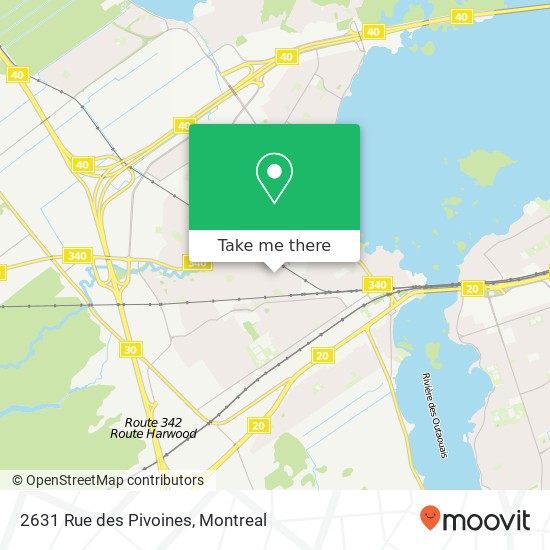 2631 Rue des Pivoines map