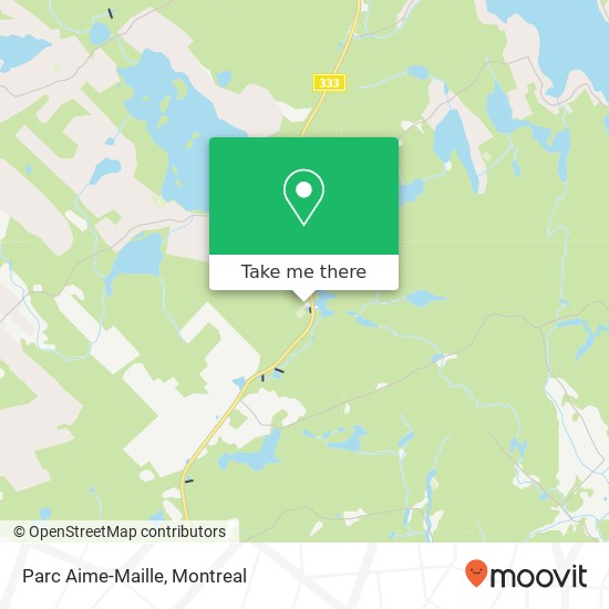 Parc Aime-Maille map