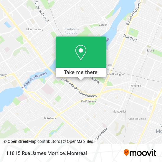 11815 Rue James Morrice map