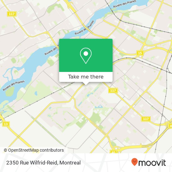 2350 Rue Wilfrid-Reid map