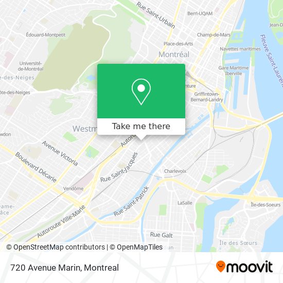 720 Avenue Marin map