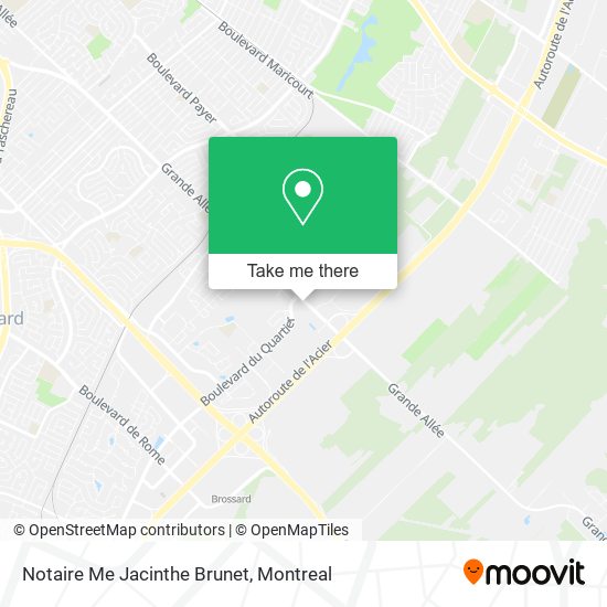 Notaire Me Jacinthe Brunet map